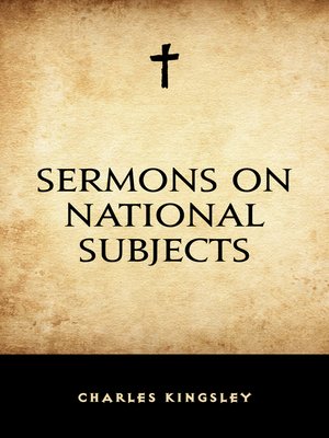 cover image of Sermons on National Subjects